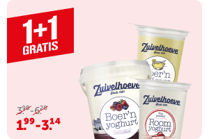 Zuivelhoeve roomyoghurt of Boer’n vla of yoghurt