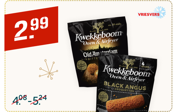 Kwekkeboom Oven & Airfryer snacks