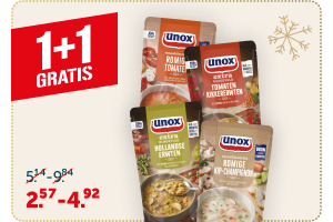 Unox soep in zak