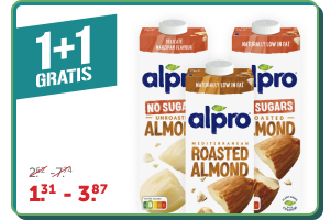 Alle Alpro amandel melk