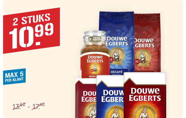 Douwe Egberts Aroma rood of décafé