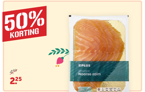 PLUS Gerookte Noorse zalm