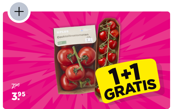 PLUS Nederlandse mini trospruim tomaten