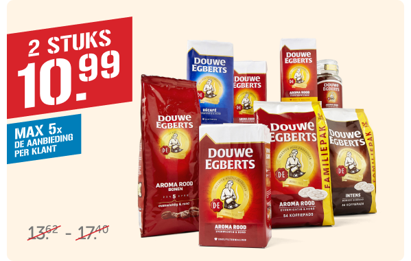 Douwe Egberts Aroma rood of décafé