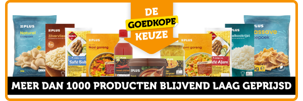 Meer dan 1000 producten blijvend laag geprijsd