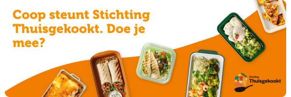 Coop steunt Stichting Thuisgekookt. Doe je mee?