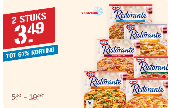 Dr. Oetker Ristorante pizza’s