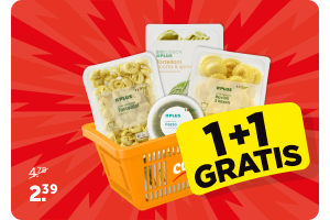 Verse pasta of pastasauzen | 1 + 1 gratis