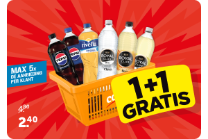 Pepsi, Royal Club of Rivella | 1 + 1 gratis