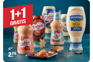 Alle Calvé of Hellmann's Partysaus of mayonaise 