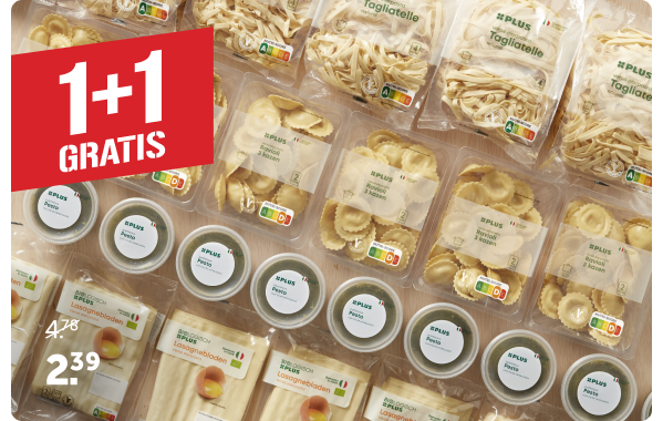 Alle PLUS of Biologisch PLUS Pasta of pastasaus