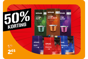 PLUS Koffiepads of koffiecups