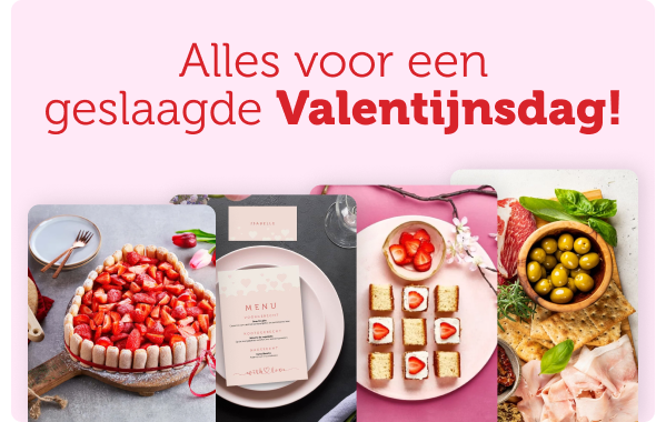 Alles voor een geslaagde Valentijnsdag!