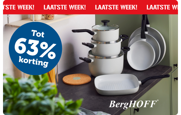 Laatste week! | BergHOFF tot 63% korting