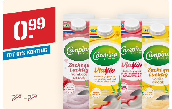 Campina Vlaflip of zacht en luchtig 