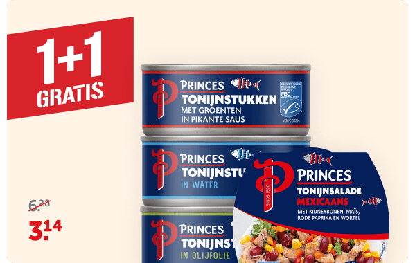 Princes Tonijnstukken of -salade