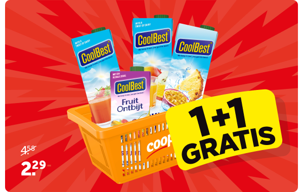Coolbest Fruitontbijt, -drink of -splash