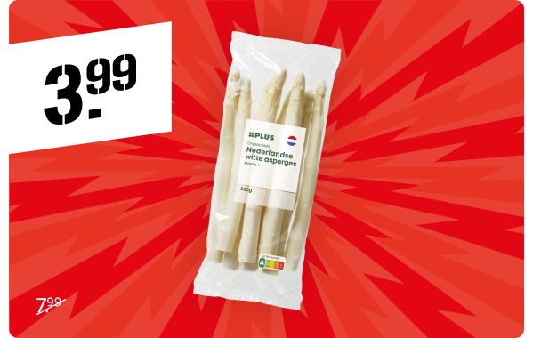 PLUS Nederlandse witte asperges