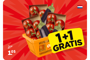 PLUS Nederlandse trostomaten of aubergine