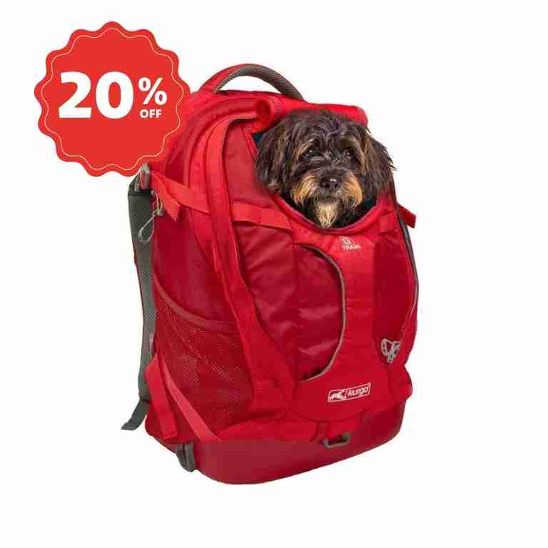 Kurgo G-Train Rugzak Rood