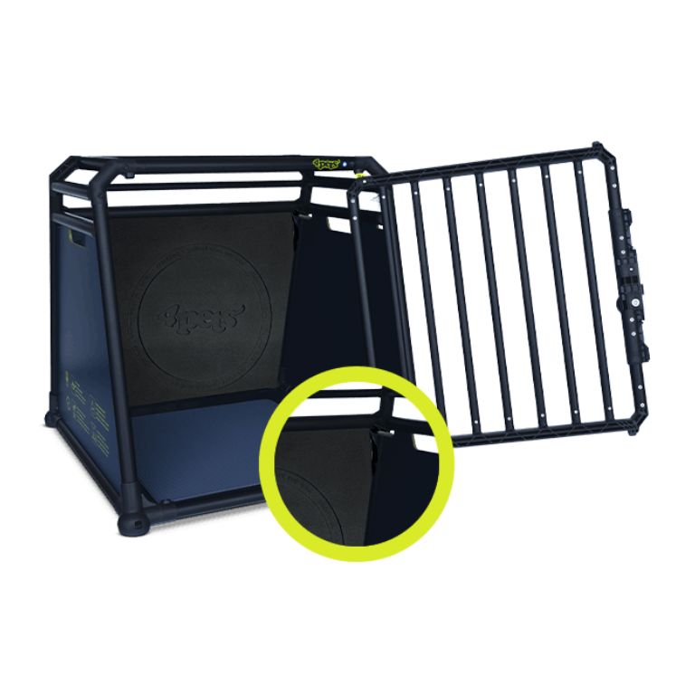 4Pets Crash-bag Noir - Maat 3