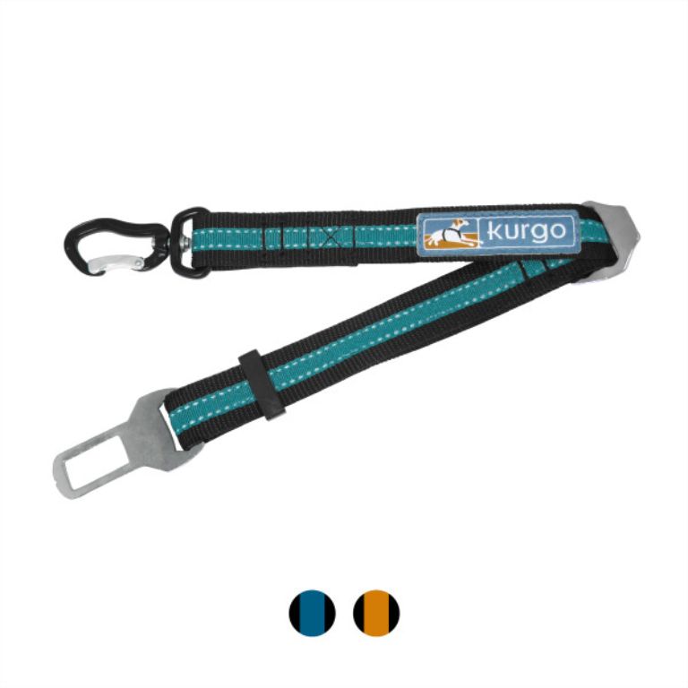 Kurgo Direct to Seatbelt Autogordel Blauw