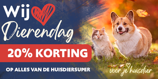 Dierendag - 20% korting op alles