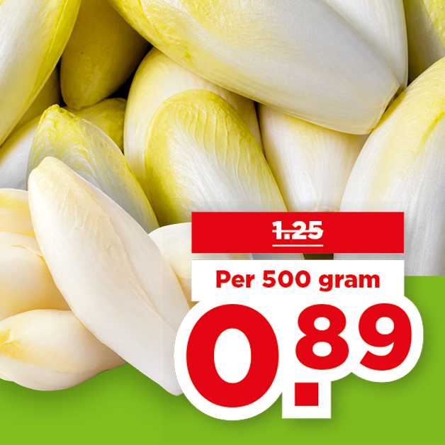 Witlof voor 0.89 | Bekijk aanbieding
