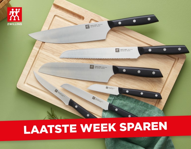 Laatste week sparen voor Zwilling messen | Bekijk actie