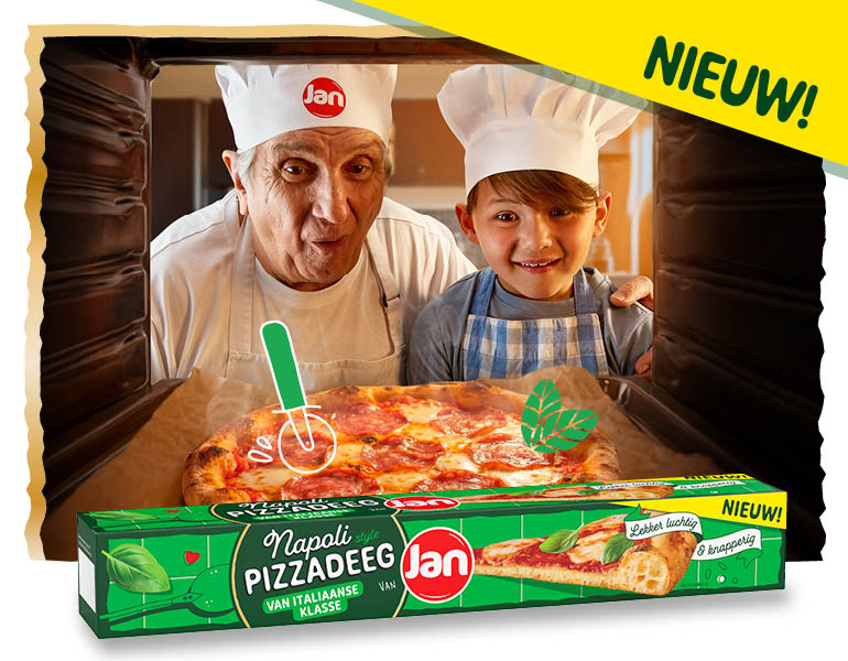 Pizzadeeg van JAN | Ontdek nu