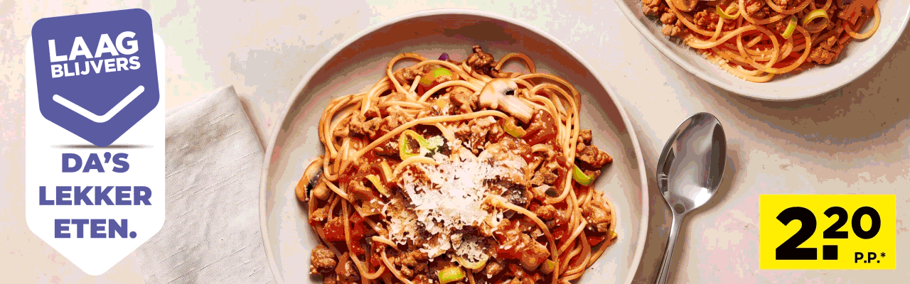 Laagblijvers recept spaghetti | Bekijk nu