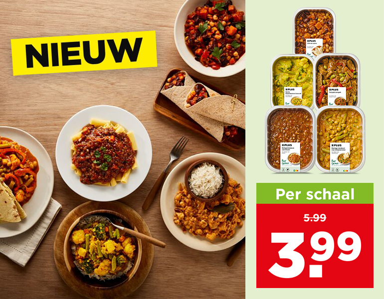 Nieuwe plantaardige maaltijden | Ontdek nu