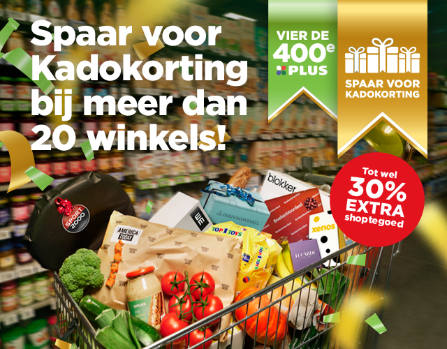 Spaar voor Kadokorting! Spaar voor Kadokorting!