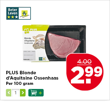 PLUS Blonde d’Aquitaine Ossenhaas