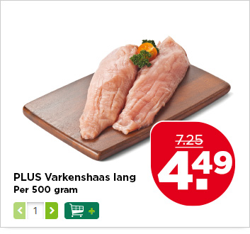 PLUS Varkenshaas lang