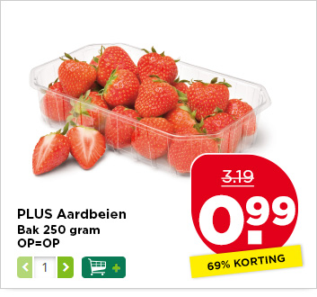 PLUS Aardbeien