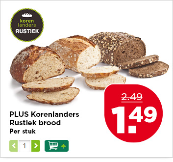 PLUS Korenlanders Rustiek brood
