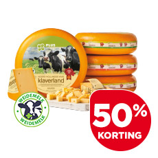 PLUS Klaverland Kaas 48+ stukken