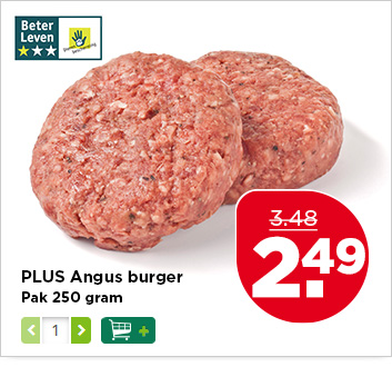 PLUS Angus burger
