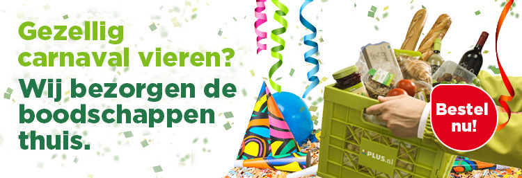 Gezellig carnaval vieren? Wij bezorgen de boodschappen thuis. | Bestel nu! Gezellig carnaval vieren? Wij bezorgen de boodschappen thuis. | Bestel nu!