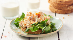 Eiersalade met tonijn Eiersalade met tonijn