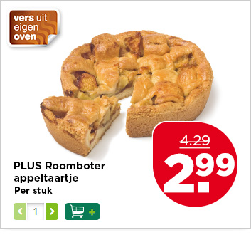 PLUS Roomboter appeltaartje