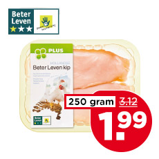 PLUS Beter Leven kipfilet