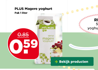 PLUS Magere yoghurt | Bekijk producten