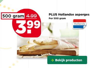 PLUS Hollandse asperges | Bekijk producten