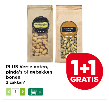 PLUS Verse noten, pinda’s of gebakken bonen