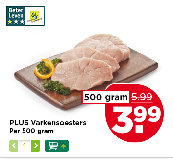 PLUS Varkensoesters