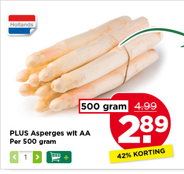 PLUS Asperges wit AA