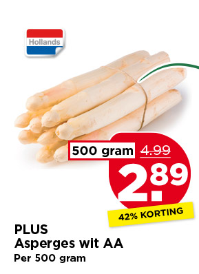 PLUS Asperges wit AA