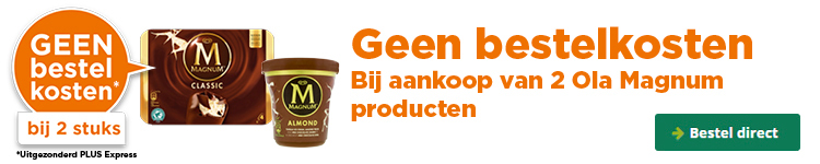 Geen bestelkosten | Bij aankoop van 2 Ola Magnum producten